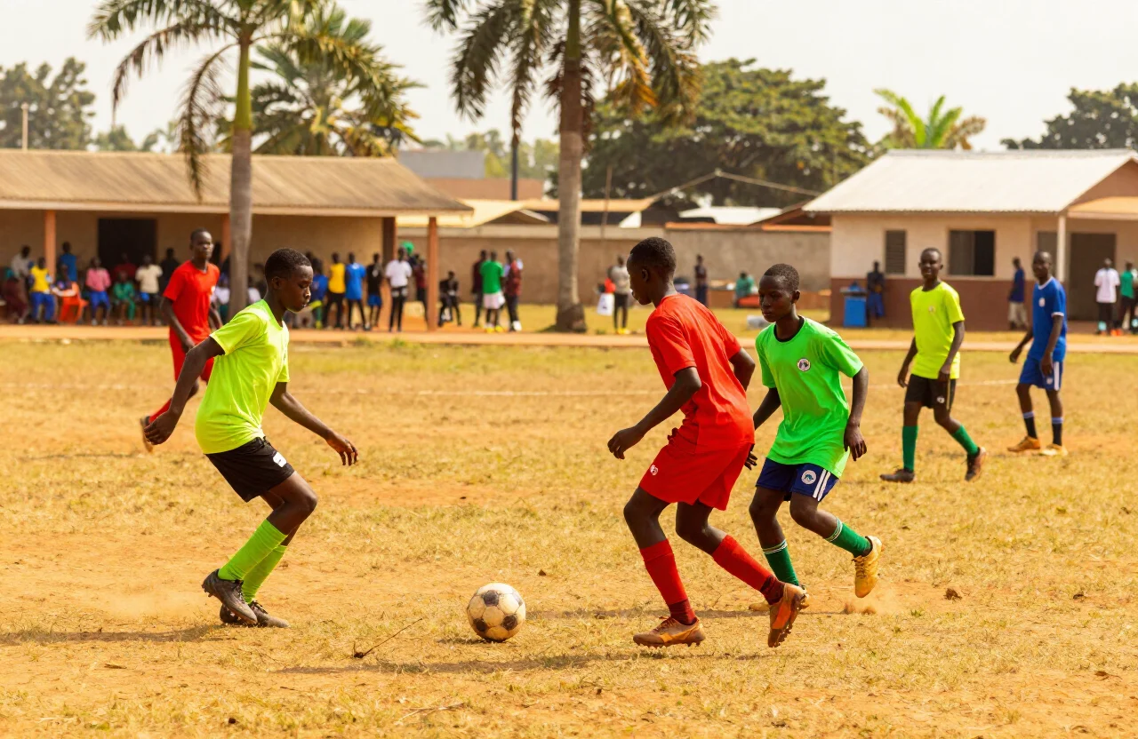 The next generation of football in Nwangele LGA.